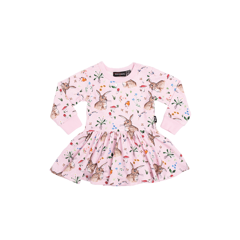 Rock Your Baby Cotton Tail Waisted Dress