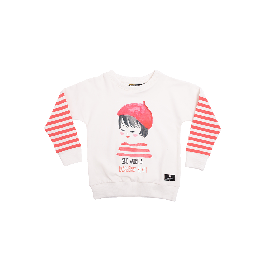 Rock Your Kid Raspberry Beret Top