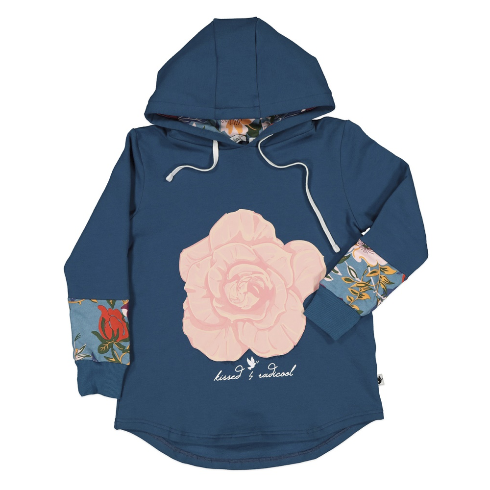 Kissed By Radicool Winter Rose Hoodie