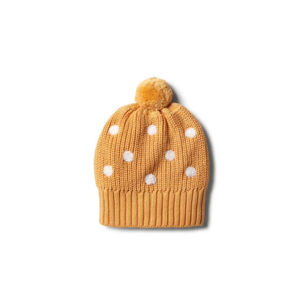 Wilson + Frenchy Knitted Spot Beanie