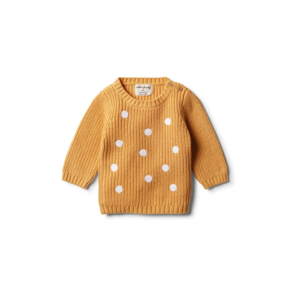 Wilson + Frenchy Knitted Spot Jumper