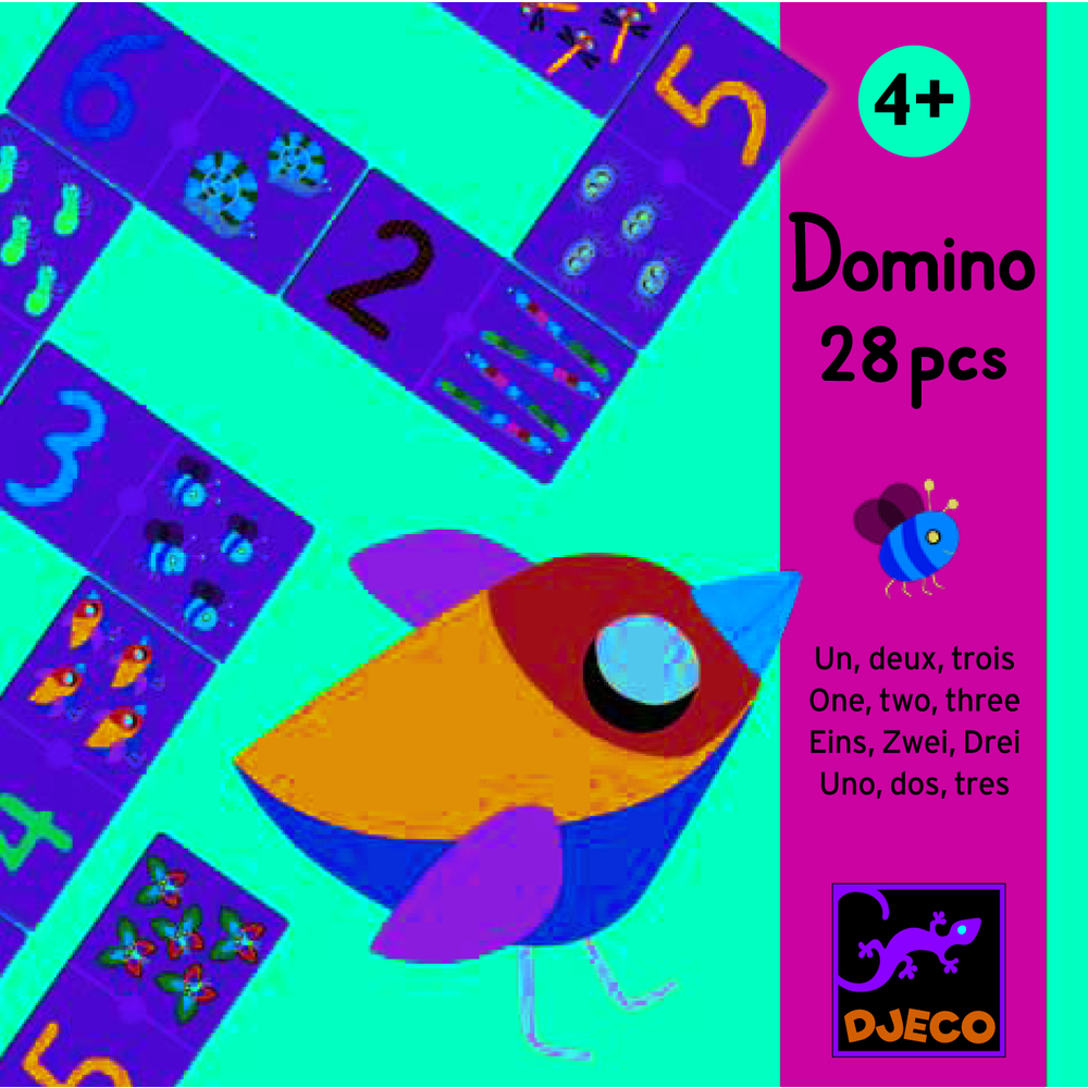 Djeco One Two Three Domino Puzzle