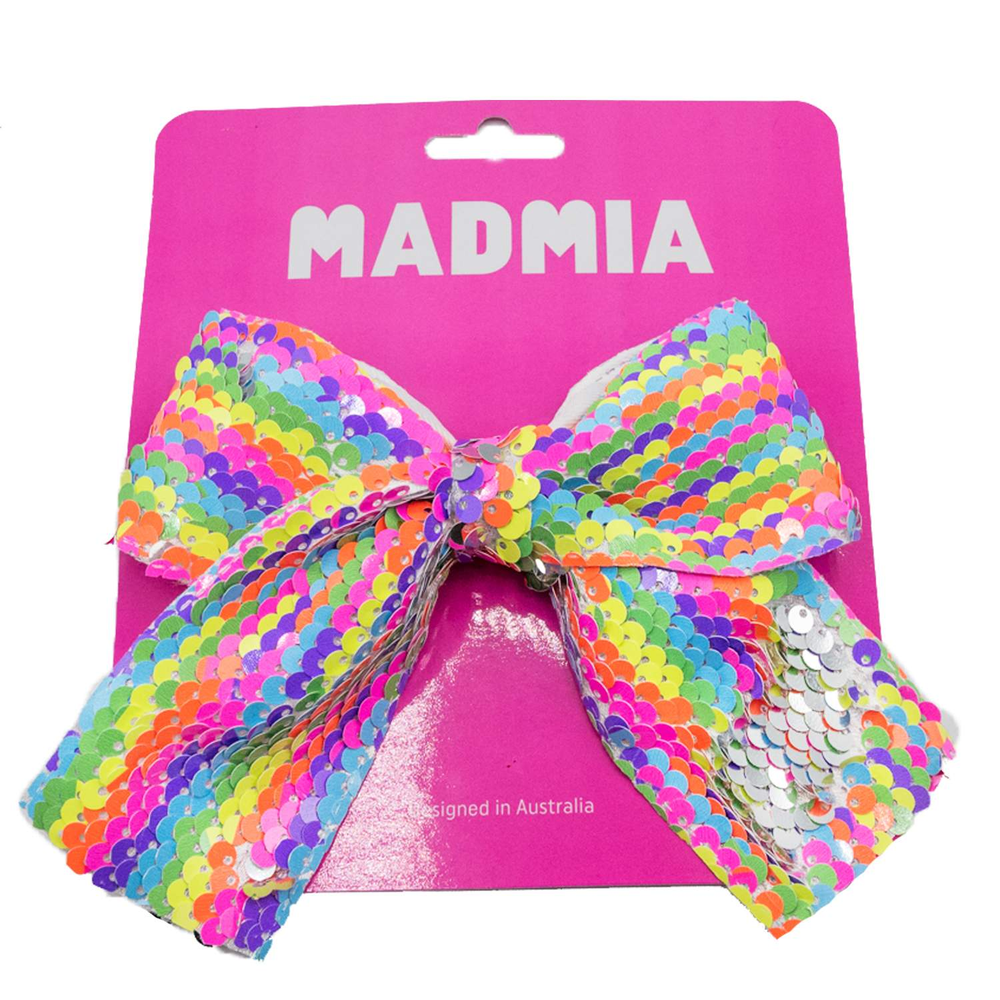 Madmia Rainbow Bow Hair Clip
