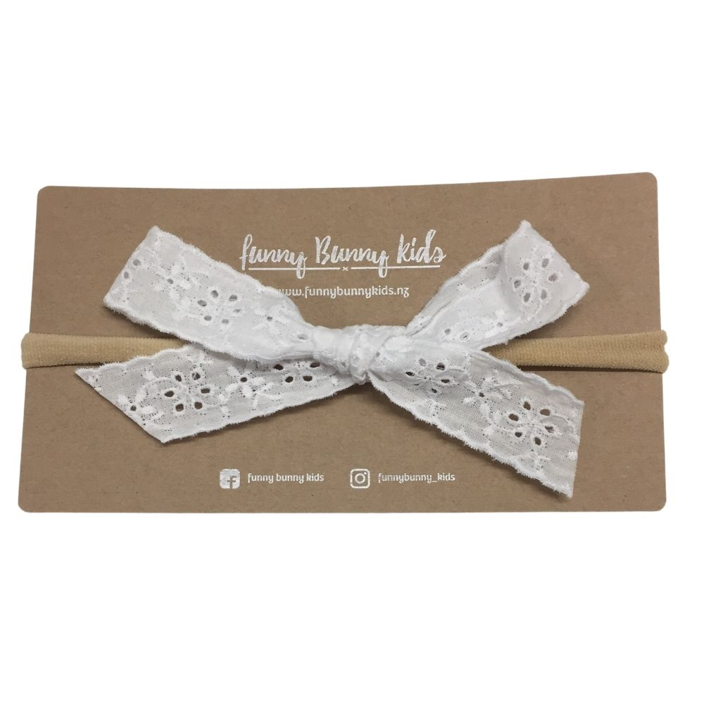 Funny Bunny Kids Broderie Headband