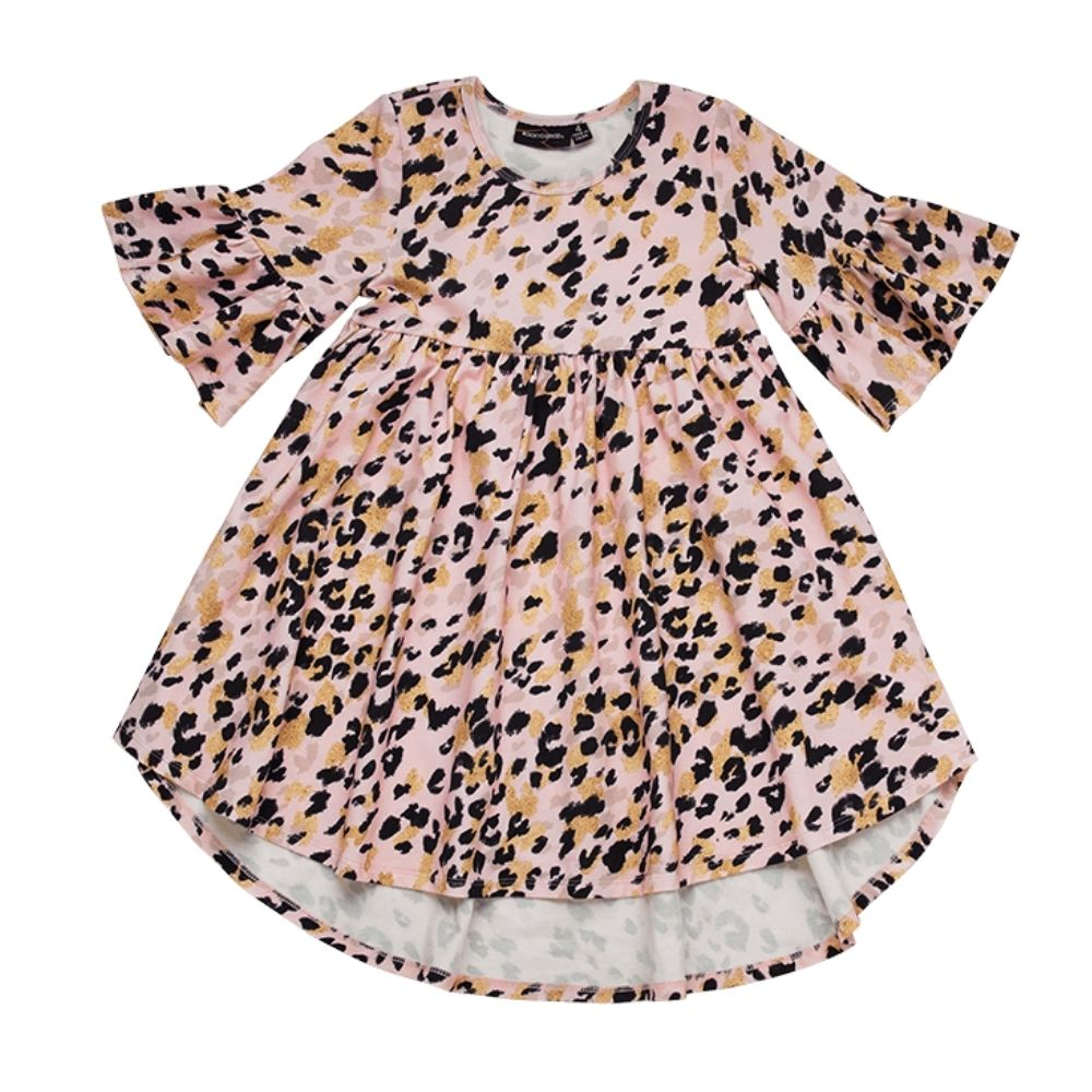 Rock Your Kid Leopard Boho Dress