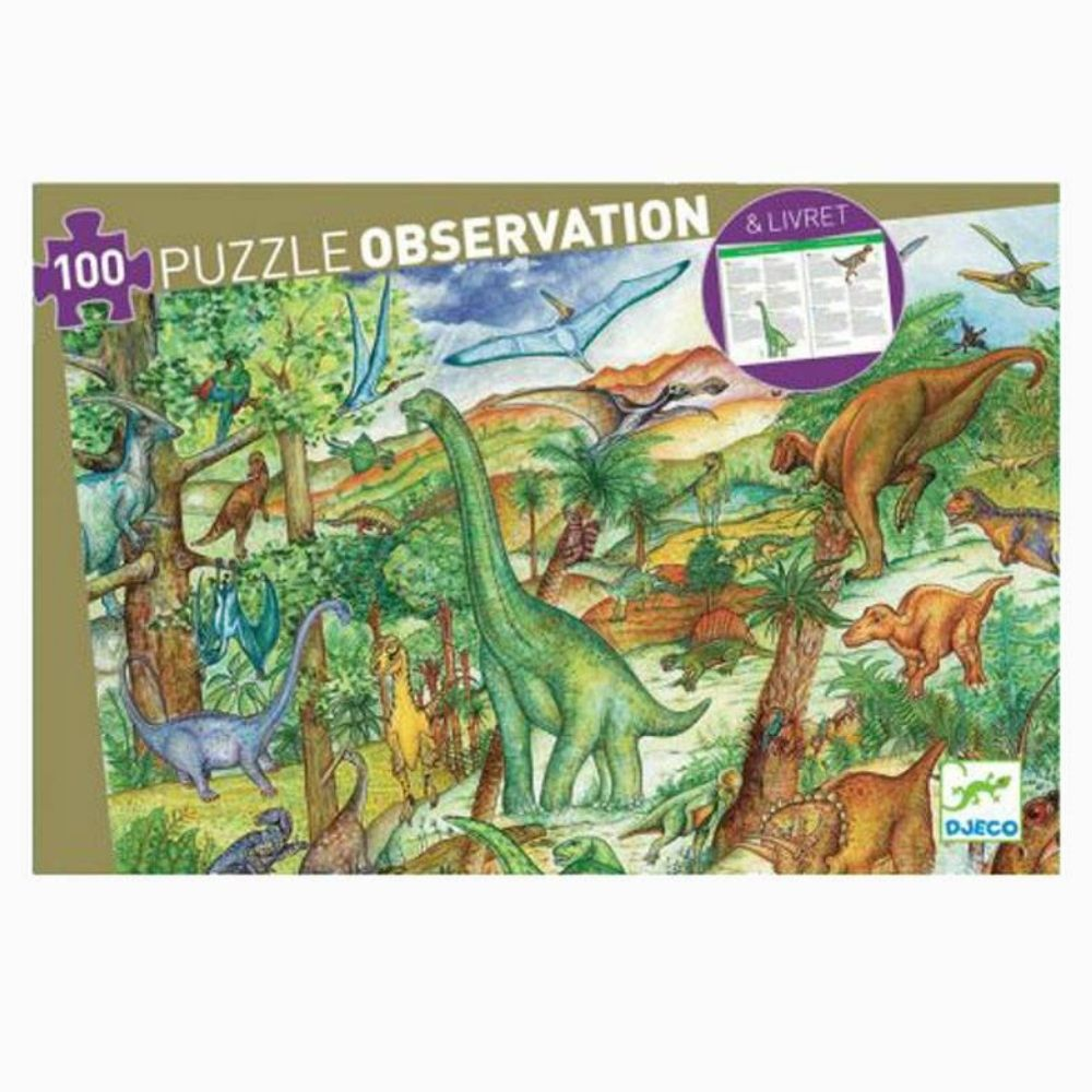 Djeco Dinosaurs Puzzle - 100pc