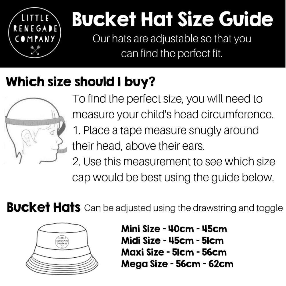 Ralph Bucket Hat Size Chart