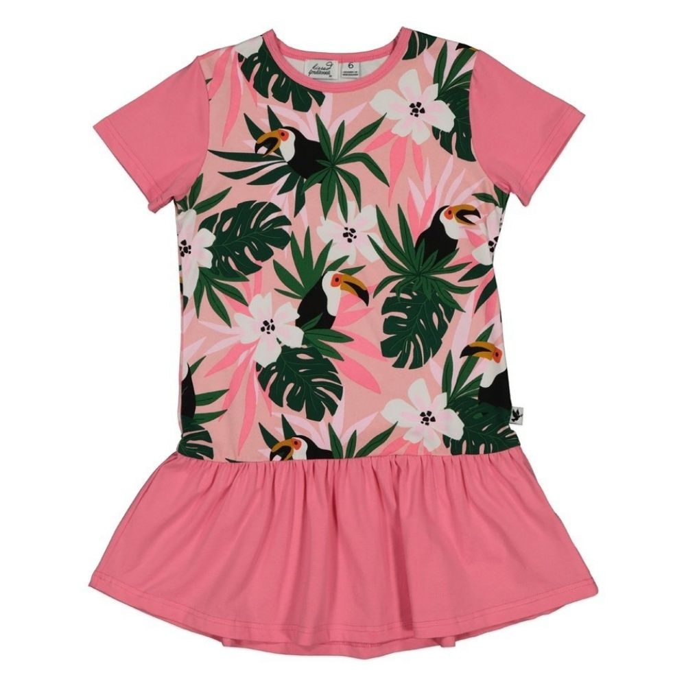 Kissed By Radicool Toucan Frill Dress
