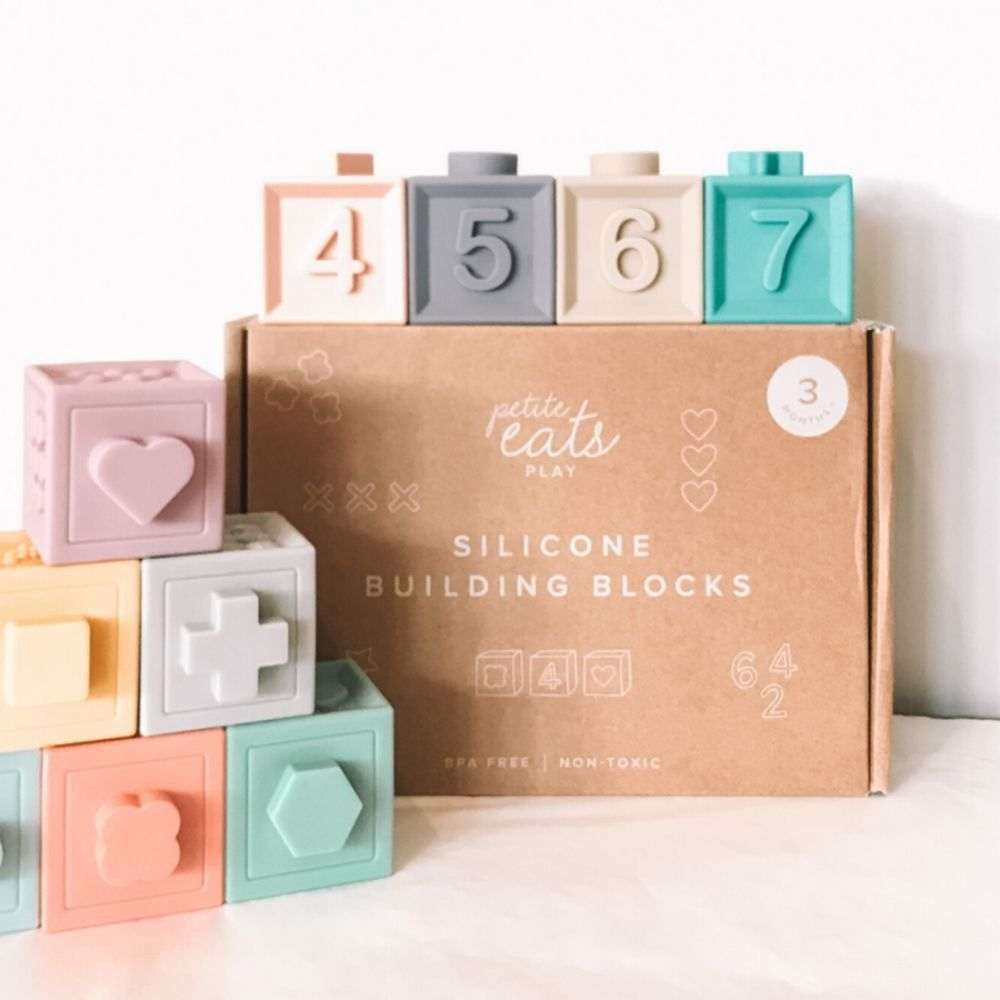 Petite Eats Silicone Building Blocks