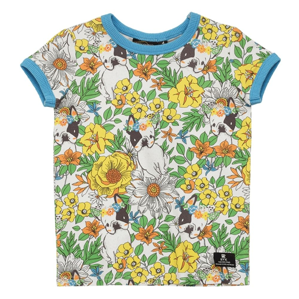 Rock Your Kid Frenchie Floral T-Shirt