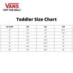 Vans Size Chart
