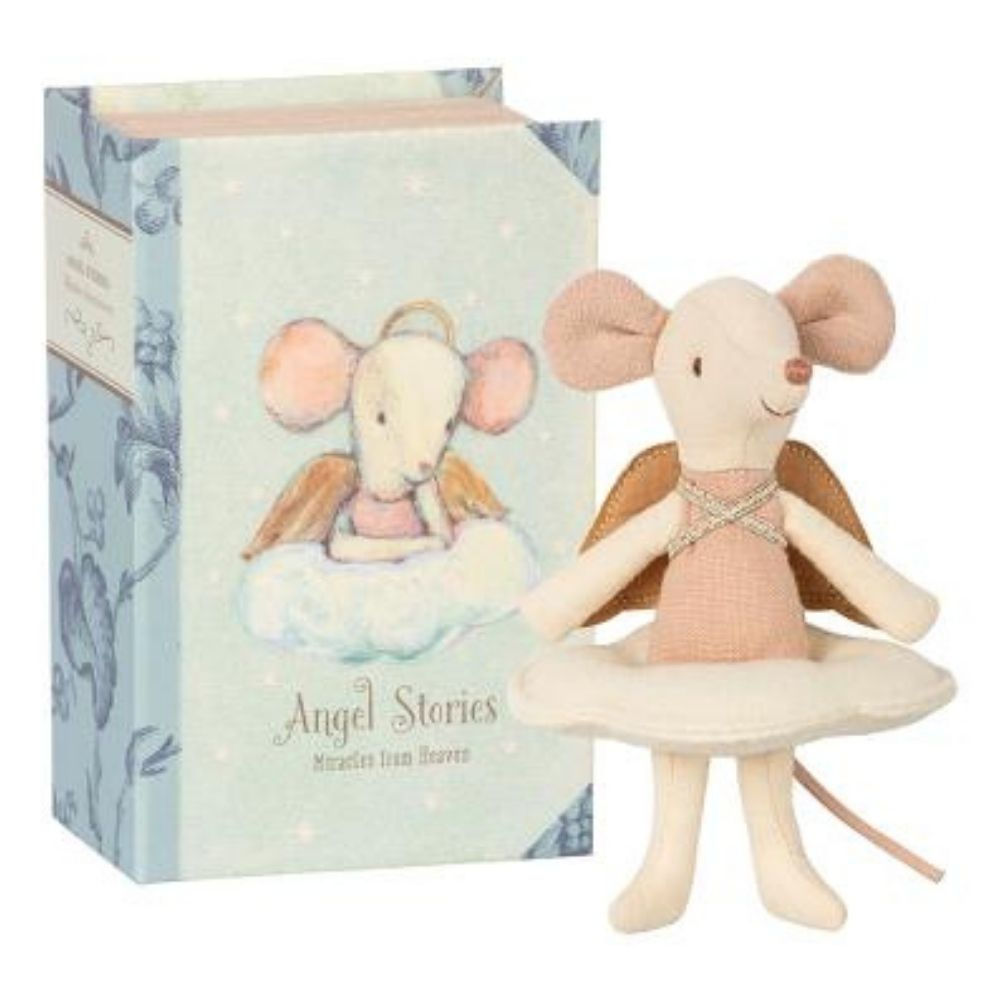 Maileg Angel Mouse In Book