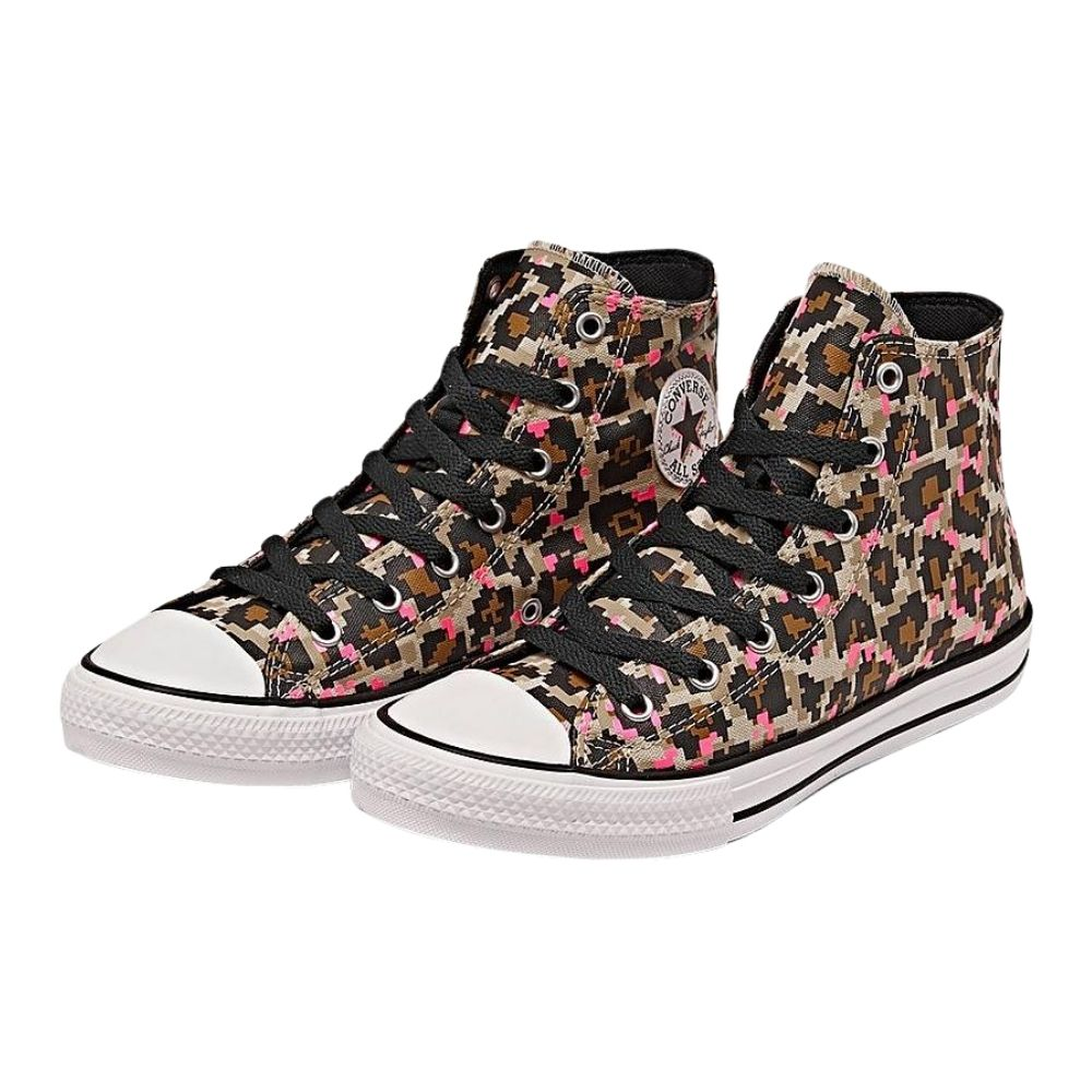 Childrens leopard print converse top