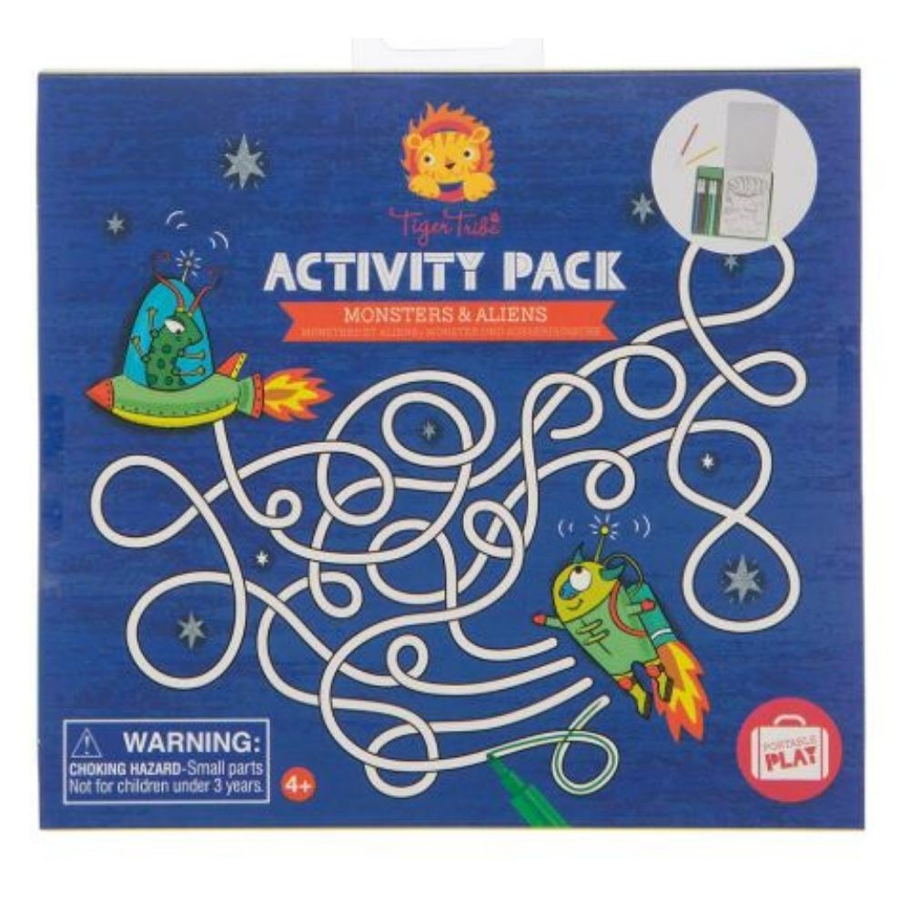 Tiger Tribe Activity Pack - Monsters + Aliens