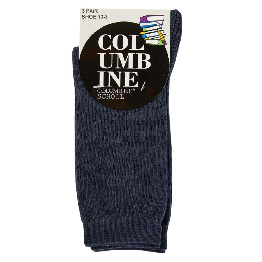 Columbine Cotton Crew Sock