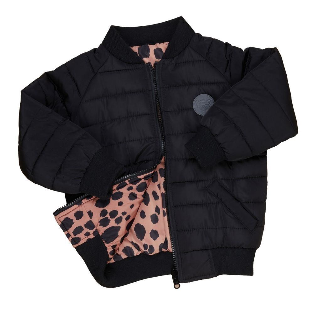 Huxbaby Ocelot Reversible Jacket Girls Outerwear Rockies NZ Huxbaby 03552156 w21