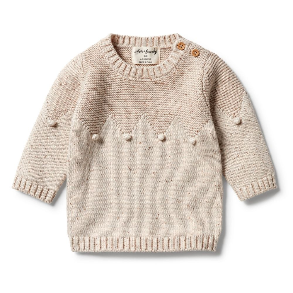 Wilson + Frenchy Knitted Baubles Jumper