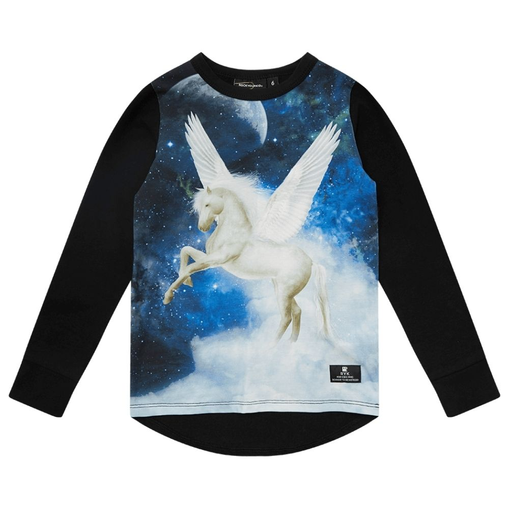 Rock Your Kid White Horse Tee