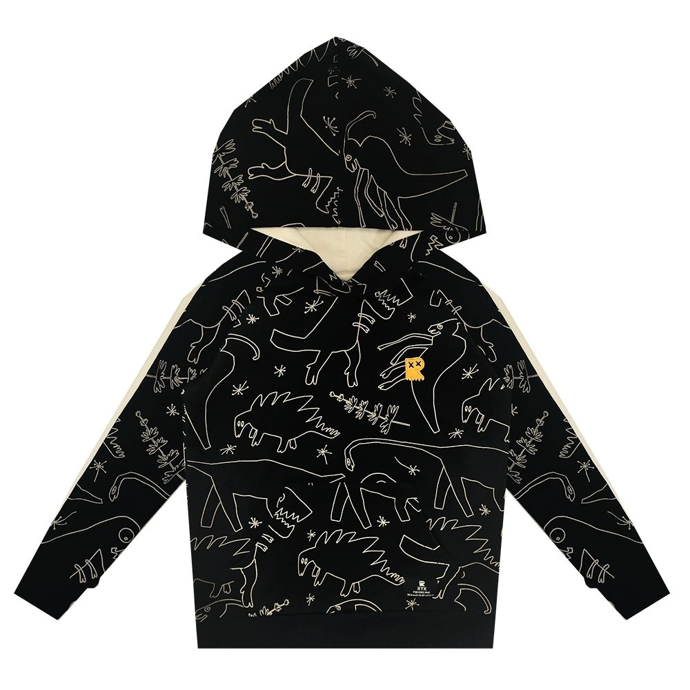 Rock Your Kid Minimalist Dino Hoodie