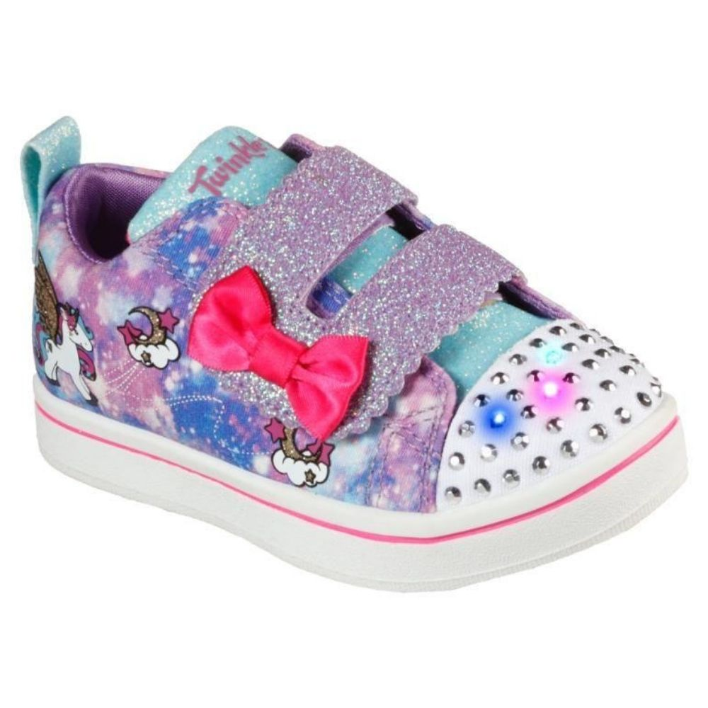 Skechers Sparkle Rayz Unicorn Moondust Shoe - Toddler