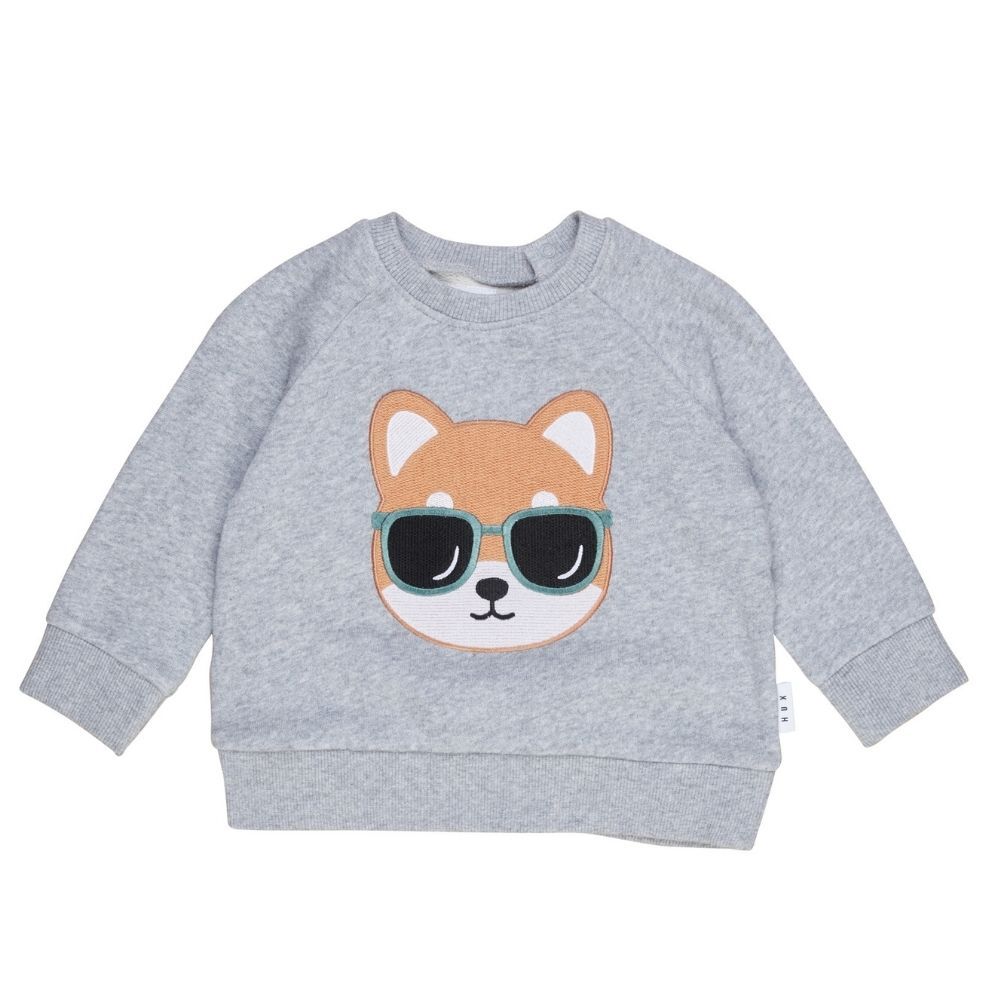 Huxbaby Cool Shiba Sweatshirt Boys Jumpers Rockies NZ Huxbaby 08282189 S22