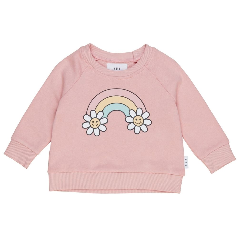 Huxbaby Daisy Rainbow Sweatshirt