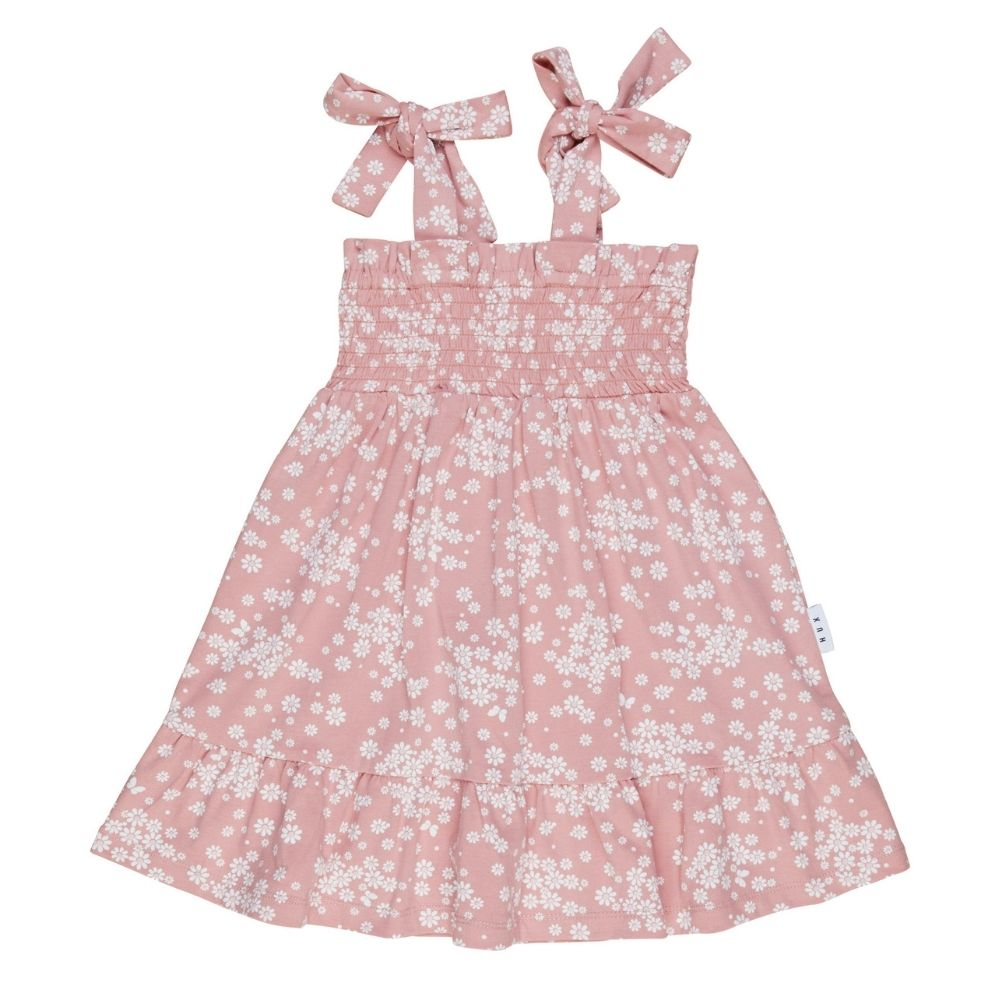 Huxbaby Floral Shirred Bodice Dress